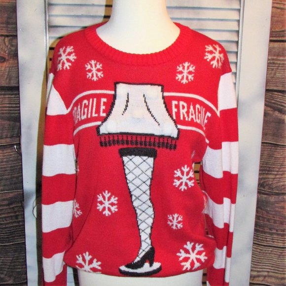 Small Christmas Story Major Award Light Up Sweater - Picture 7 of 10